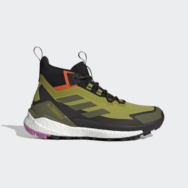 Chaussure De Randonnée Terrex Free Randonneur 2 Gore-tex Adidas Olive