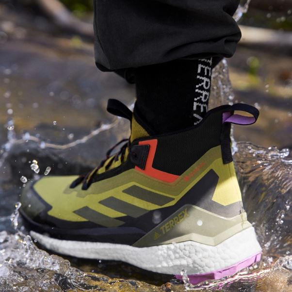 Chaussure De Randonnée Terrex Free Randonneur 2 Gore-tex Adidas Olive