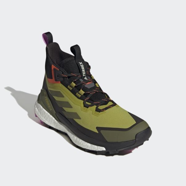 Chaussure De Randonnée Terrex Free Randonneur 2 Gore-tex Adidas Olive