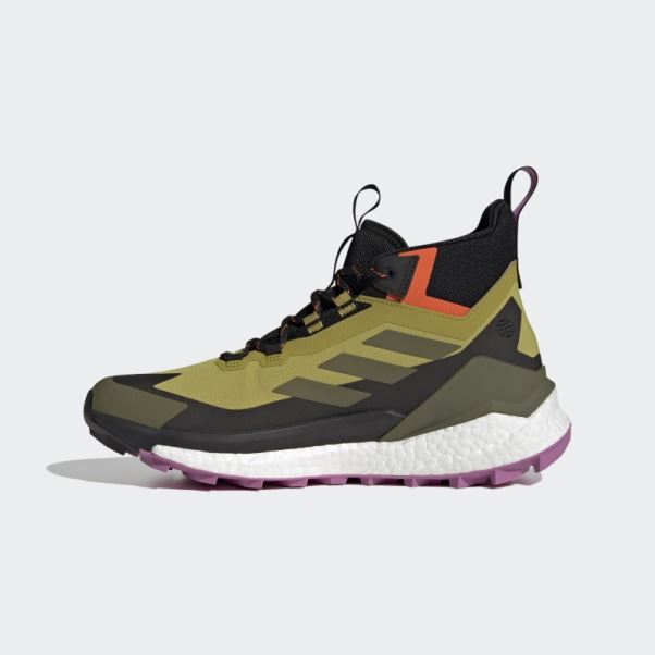 Chaussure De Randonnée Terrex Free Randonneur 2 Gore-tex Adidas Olive