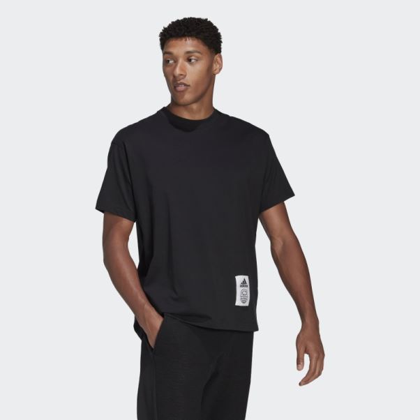 T-shirt Adidas Big Badge Of Sport Noir (non Genré)