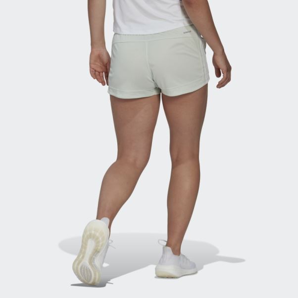Short Vert Adidas Pacer 3-stripes