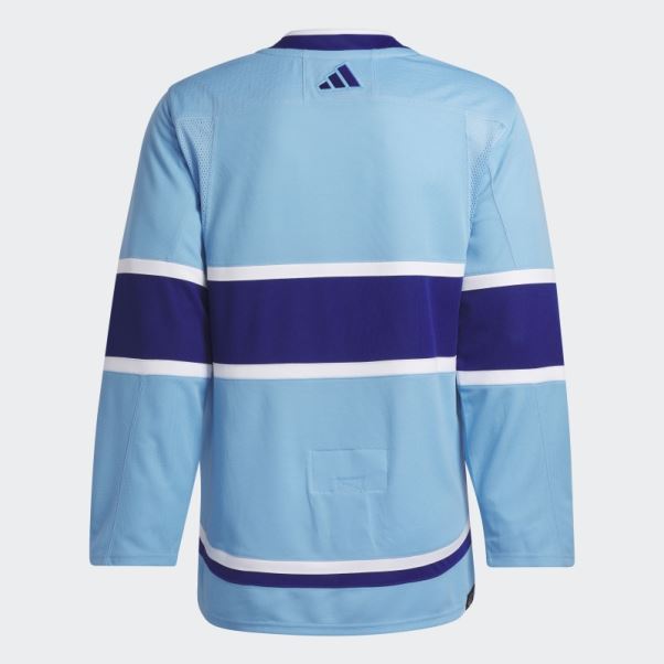 Chandail Canadien Authentique Avec Mot-symbole Inversé Adidas Bleu Ciel 10