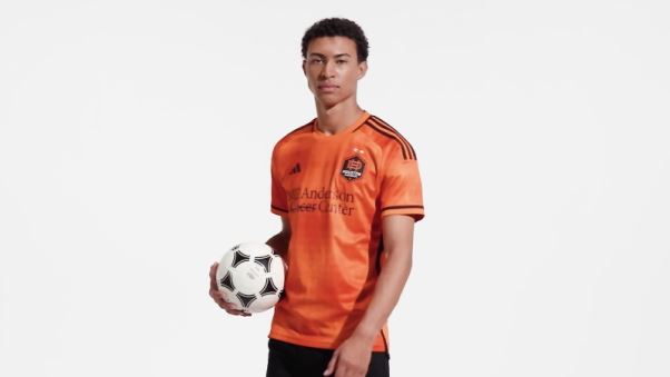 Maillot Houston Dynamo 23/24 Domicile Authentique Adidas Orange