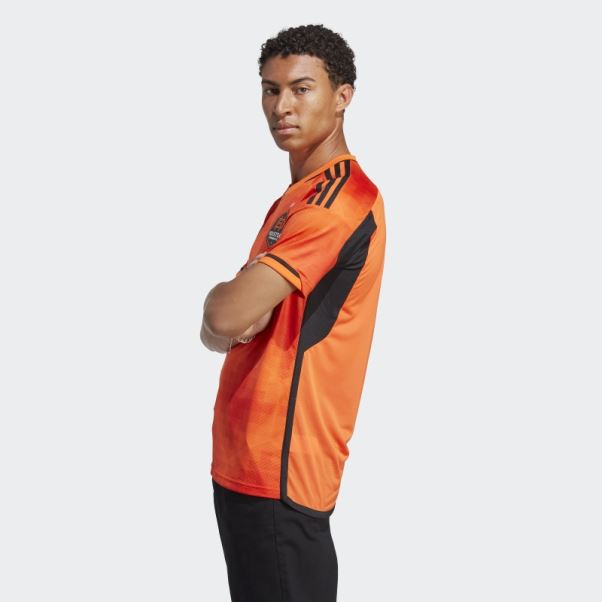 Maillot Houston Dynamo 23/24 Domicile Authentique Adidas Orange