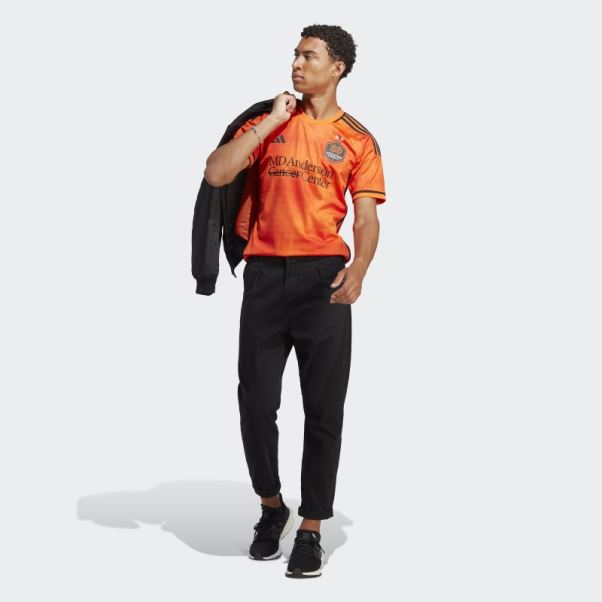Maillot Houston Dynamo 23/24 Domicile Authentique Adidas Orange