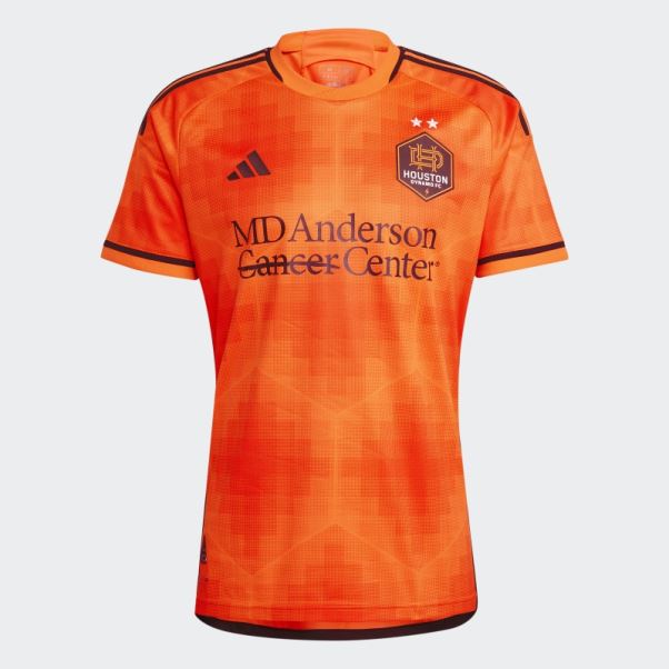 Maillot Houston Dynamo 23/24 Domicile Authentique Adidas Orange