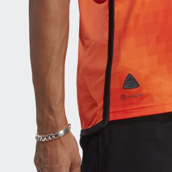 Maillot Houston Dynamo 23/24 Domicile Authentique Adidas Orange