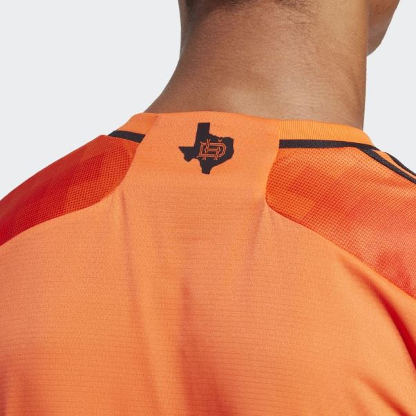 Maillot Houston Dynamo 23/24 Domicile Authentique Adidas Orange