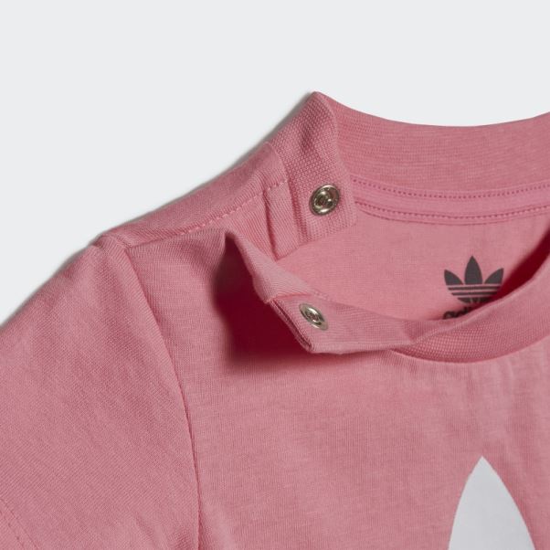 Tee Shirt Trèfle Adidas Rose