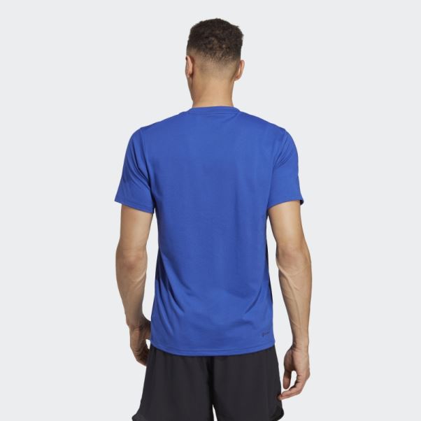 Adidas Train Essentials Feelready T-shirt D'entraînement Bleu
