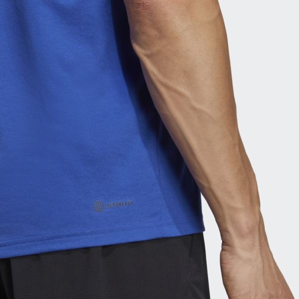 Adidas Train Essentials Feelready T-shirt D'entraînement Bleu