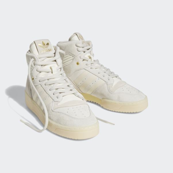 Adidas Blanc Rivalry Chaussures Hautes