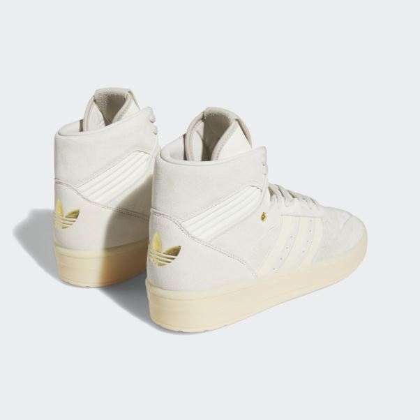 Adidas Blanc Rivalry Chaussures Hautes