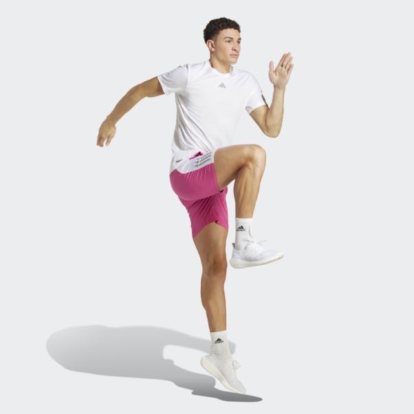 Adidas Possède Le Short De Course Fuchsia