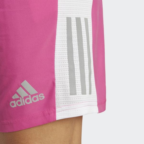 Adidas Possède Le Short De Course Fuchsia