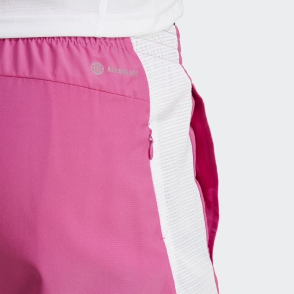 Adidas Possède Le Short De Course Fuchsia