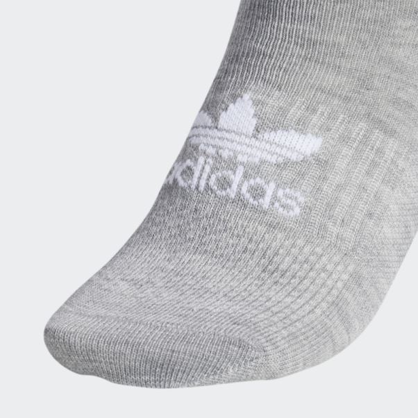Chaussettes Invisibles Classiques Superlite Grises 6 Paires Adidas