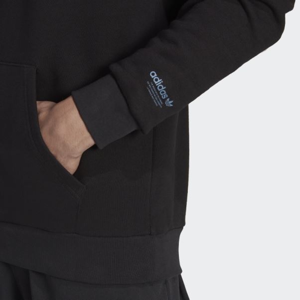 Sweat à Capuche Adidas Campus Graphique Noir
