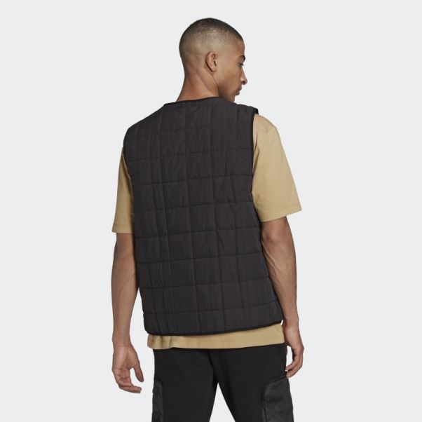 R.Y.V. Gilet Matelassé Noir Adidas