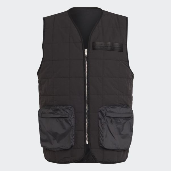 R.Y.V. Gilet Matelassé Noir Adidas