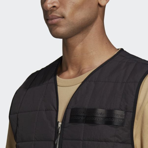 R.Y.V. Gilet Matelassé Noir Adidas