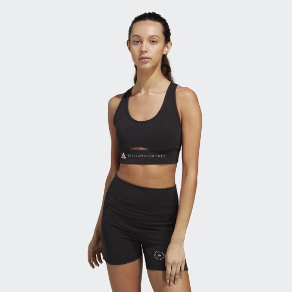 Soutien-gorge à Maintien Moyen Adidas By Stella Mccartney Truestrength Noir