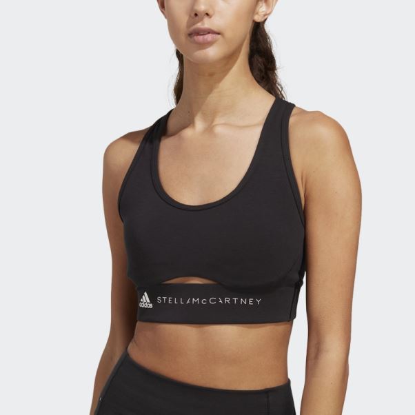 Soutien-gorge à Maintien Moyen Adidas By Stella Mccartney Truestrength Noir