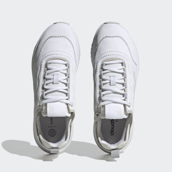 Adidas Chaussures De Course Confortables Blanches