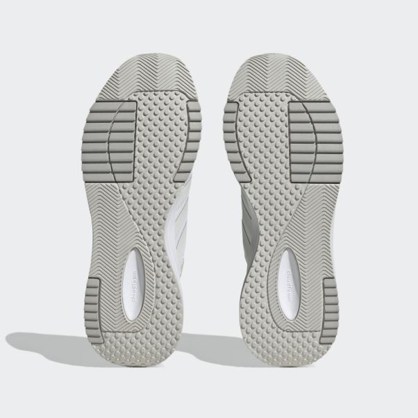 Adidas Chaussures De Course Confortables Blanches