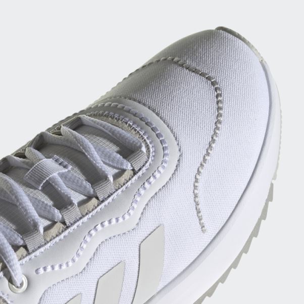 Adidas Chaussures De Course Confortables Blanches