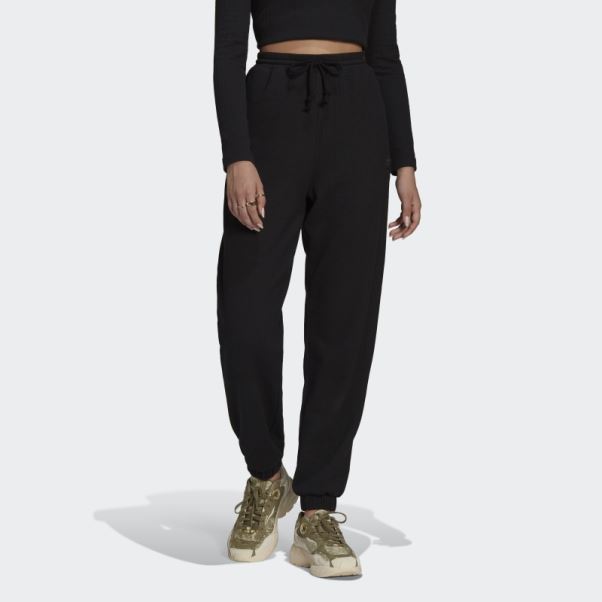 Adidas Pantalon De Survêtement Côtelé Noir