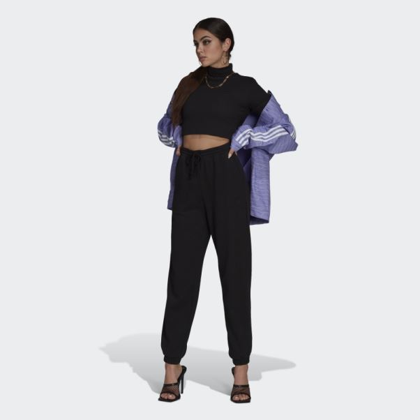 Adidas Pantalon De Survêtement Côtelé Noir