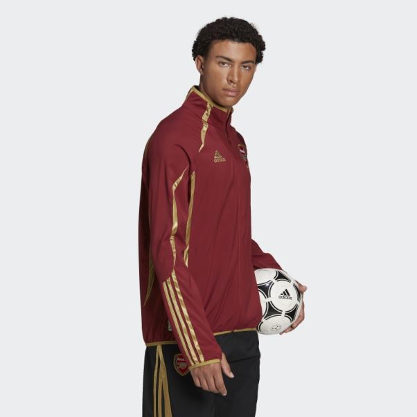 Veste Tissée Adidas Arsenal Teamgeist Marron Noble