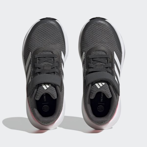 Adidas Runfalcon 3.0 Chaussures De Sport à Lacets élastiques Grises