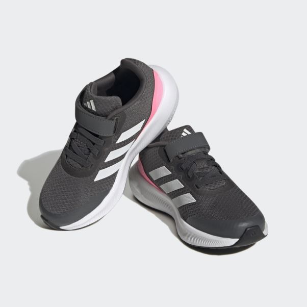 Adidas Runfalcon 3.0 Chaussures De Sport à Lacets élastiques Grises