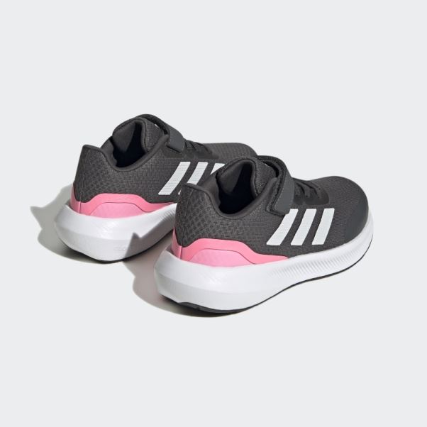 Adidas Runfalcon 3.0 Chaussures De Sport à Lacets élastiques Grises