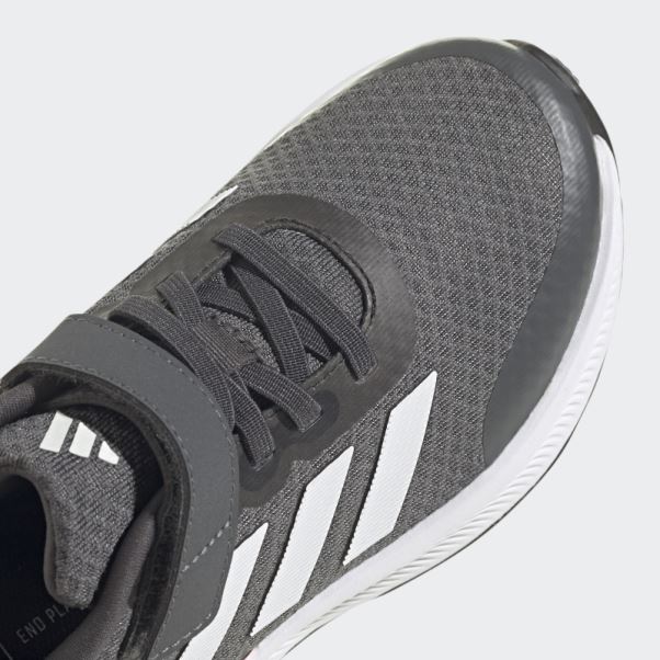Adidas Runfalcon 3.0 Chaussures De Sport à Lacets élastiques Grises