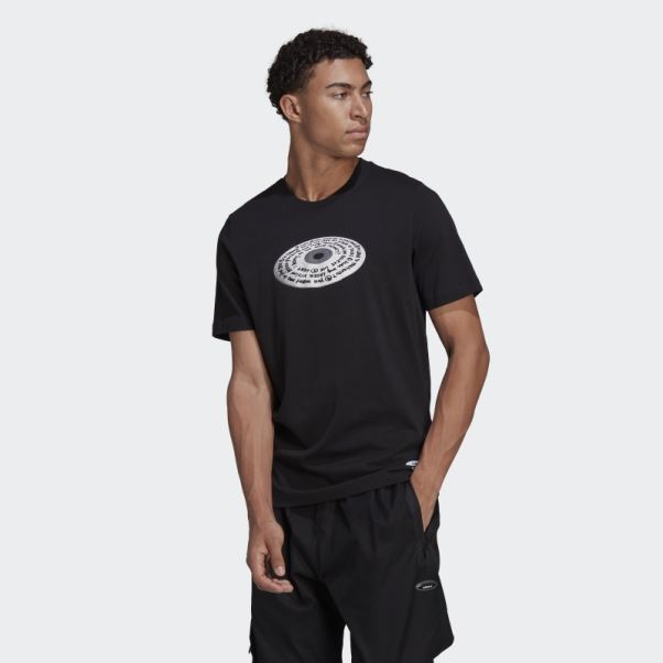 R.Y.V. Tee Shirt Graphique Adidas Noir