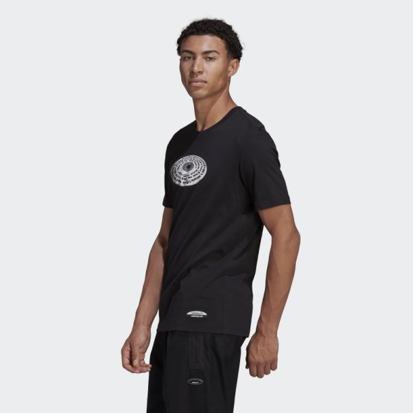 R.Y.V. Tee Shirt Graphique Adidas Noir