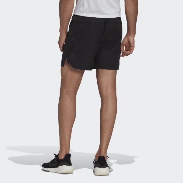 Adidas Short D'entraînement Moleté Noir