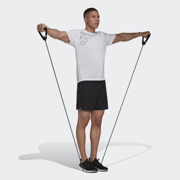 Adidas Short D'entraînement Moleté Noir