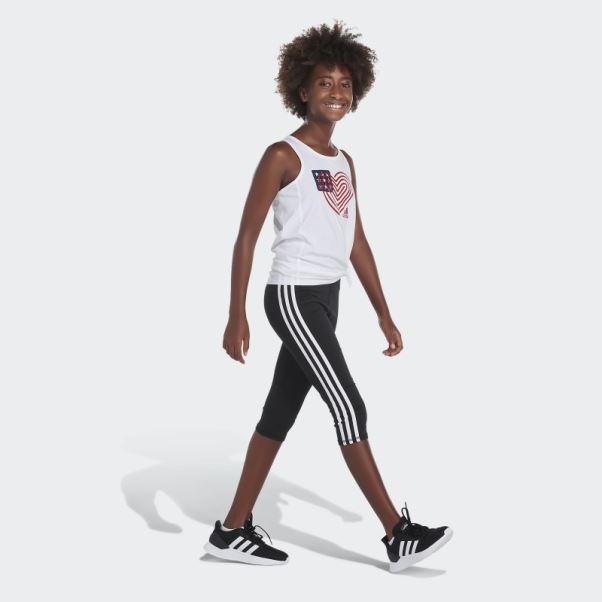 Adidas Débardeur Blanc Noué Sur Le Devant