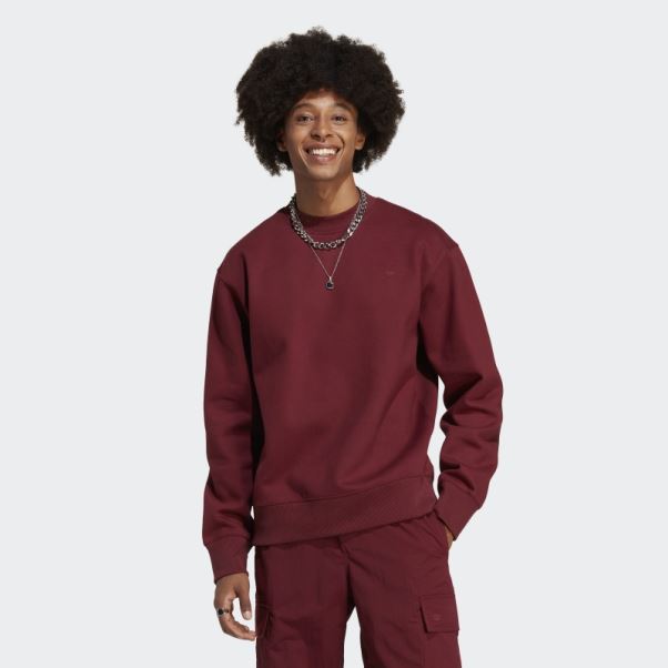 Sweat Adidas Adicolor Contempo Rouge