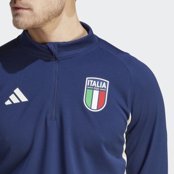 Adidas Italy Tiro 23 Training Top Bleu Foncé
