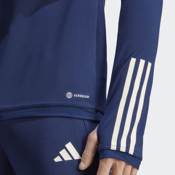 Adidas Italy Tiro 23 Training Top Bleu Foncé