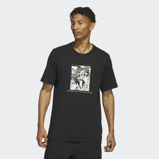 Tee Shirt Adidas Aneth Compassion Noir