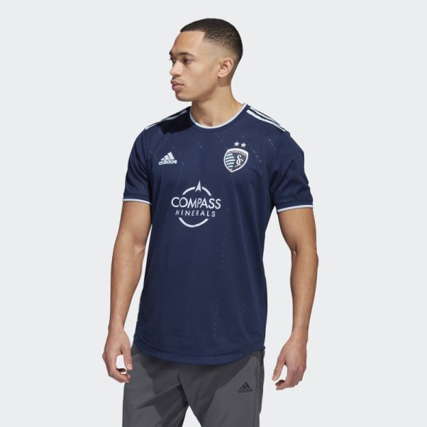 Maillot De Sport Kansas City 22/23 Extérieur Authentique Adidas Night Indigo