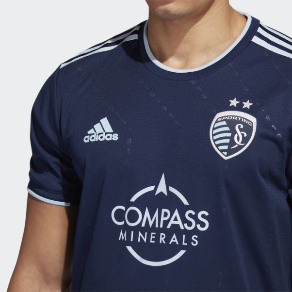 Maillot De Sport Kansas City 22/23 Extérieur Authentique Adidas Night Indigo