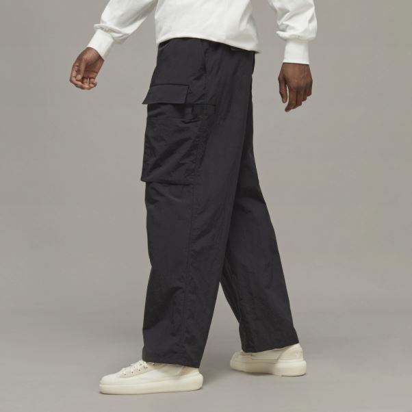 Adidas Y-3 Pantalon De Survêtement En Nylon Froissé